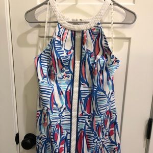 Lilly Pulitzer Pearl Red Right Return Dress Size 4